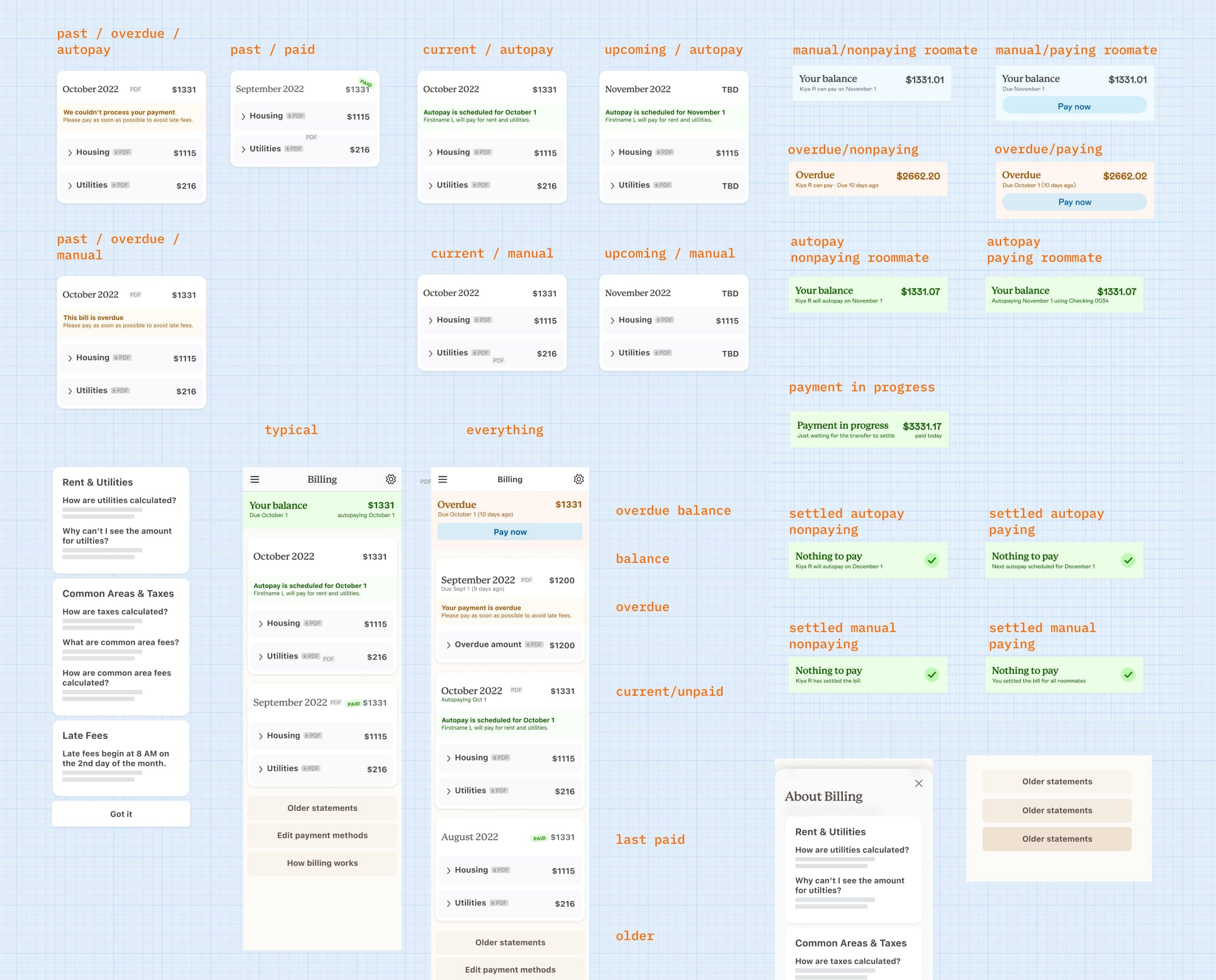 Design assets from the Culdesac resident app
